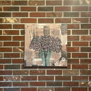 The Anniversary Roses Acrylic Art on Canvas